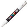 (284992000) POSCA MARCADOR  PC-1M NO PERMANENTE PUNTA FINA 0.7-1MM BLANCO