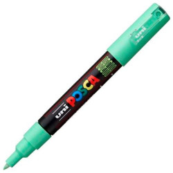 (285049000) POSCA MARCADOR  PC-1M NO PERMANENTE PUNTA FINA 0.7-1MM VERDE CLARO