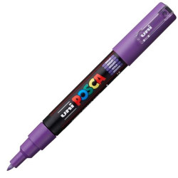 (285056000) POSCA MARCADOR  PC-1M NO PERMANENTE PUNTA FINA 0.7-1MM VIOLETA