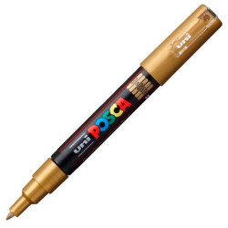 (285106000) POSCA MARCADOR  PC-1M NO PERMANENTE PUNTA FINA 0.7-1MM ORO