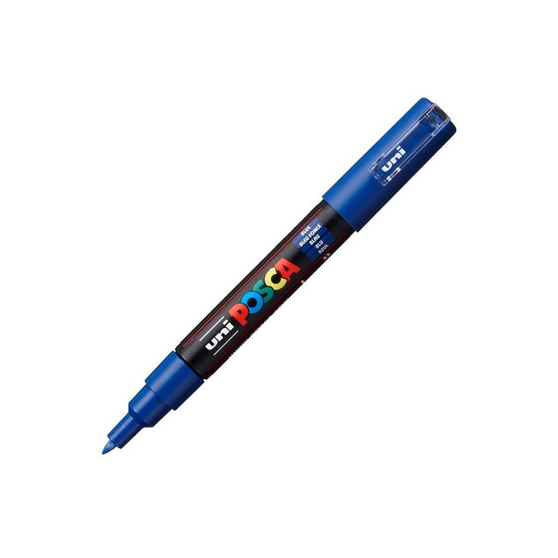(285122000) POSCA MARCADOR  PC-1M NO PERMANENTE PUNTA FINA 0.7-1MM AZUL