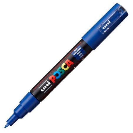 (285122000) POSCA MARCADOR  PC-1M NO PERMANENTE PUNTA FINA 0.7-1MM AZUL