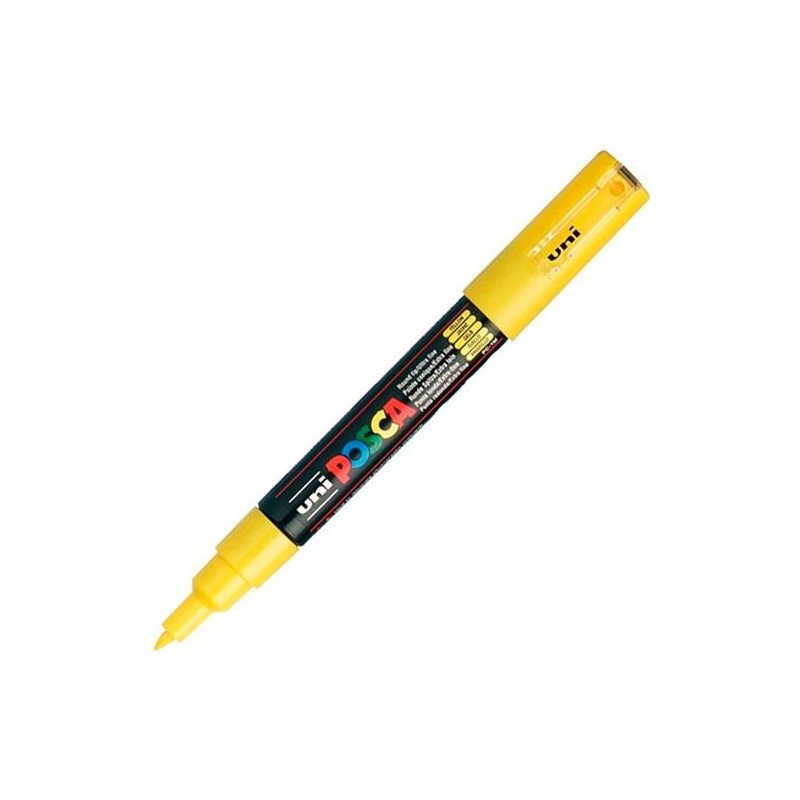 (285155000) POSCA MARCADOR  PC-1M NO PERMANENTE PUNTA FINA 0.7-1MM AMARILLO SOL