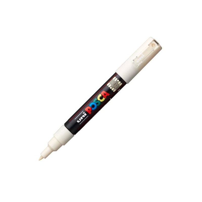 (285239000) POSCA MARCADOR  PC-1M NO PERMANENTE PUNTA FINA 0.7-1MM MARFIL