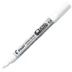 (SC-W-M) PILOT MARCADOR PERMANENTE DESECHABLE BLANCO MEDIO