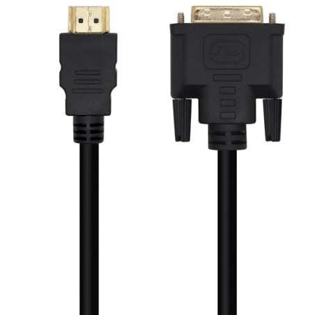 (A117-0090) AISENS CABLE DVI A HDMI DVI18+1/M - HDMI A/M NEGRO 1