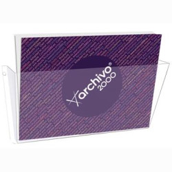 (65004 CS TP) ARCHIVO 2000 PORTADOCUMENTOS MURAL CON 1 COMPARTIMENTO DIN A4 HORIZONTAL 80X365X180 MM