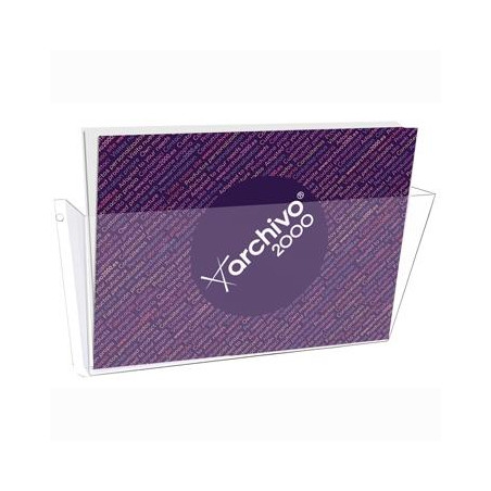(65004 CS TP) ARCHIVO 2000 PORTADOCUMENTOS MURAL CON 1 COMPARTIMENTO DIN A4 HORIZONTAL 80X365X180 MM