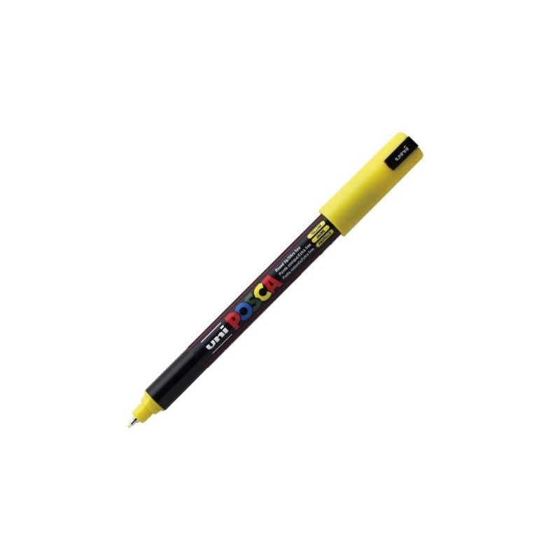 (289751000/317776000) POSCA MARCADOR  PC-1MR NO PERMANENTE PUNTA EXTRAFINA 0.7MM  AMARILLO