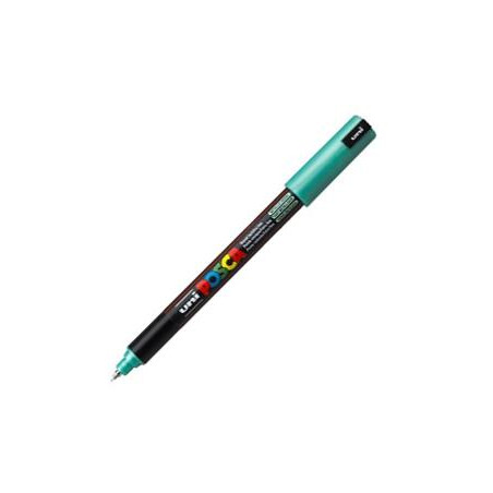(289843000/317867000) POSCA MARCADOR  PC-1MR NO PERMANENTE PUNTA EXTRAFINA 0.7MM VERDE METÁLICO