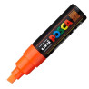 (300632000) POSCA MARCADOR  PC-8K NO PERMANENTE PUNTA BISELADA 8.0MM NARANJA FLUOR