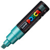 (300749000) POSCA MARCADOR  PC-8K NO PERMANENTE PUNTA BISELADA 8.0MM VERDE METÁLICO