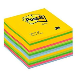 (7100172383) POST-IT CUBO DE NOTAS ADHESIVAS COLORES ULTRA  450 HOJAS 76X76