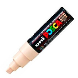 (300582000) POSCA MARCADOR  PC-8K NO PERMANENTE PUNTA BISELADA 8.0MM BEIGE