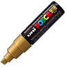 (300699000) POSCA MARCADOR  PC-8K NO PERMANENTE PUNTA BISELADA 8.0MM ORO METÁLICO
