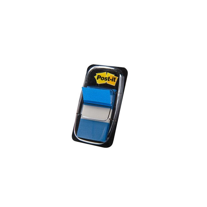 (7100089834 / 680-2) POST-IT INDEX 680 DISPENSADOR 1X50 AZUL -12U-