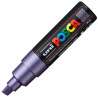 (300764000) POSCA MARCADOR  PC-8K NO PERMANENTE PUNTA BISELADA 8.0MM VIOLETA METÁLICO