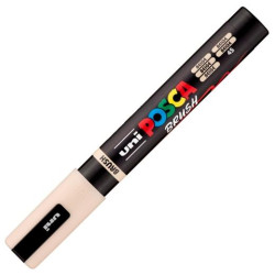(311894000) POSCA MARCADOR PC-5BR BRUSH PUNTA M SEMIFLEXIBLE BEIGE