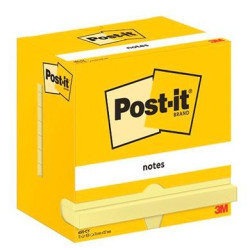 (7100290165) POST-IT BLOC NOTAS ADHESIVAS 655 100H 76X127 CANARY YELLOW PAQUETE 12 UD