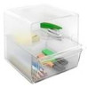 (6707 CS TP) ARCHIVO 2000 ORGANIZADOR ARCHICUBO DIVISOR 1 CAJÓN + 1 COMPARTIMENTO 190X150X150 MM CRISTAL TRANSPARENTE
