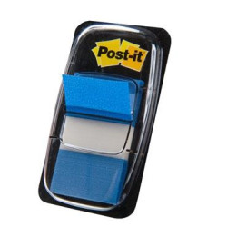 (7100089834 / 680-2) POST-IT INDEX 680 DISPENSADOR 1X50 AZUL -12U-