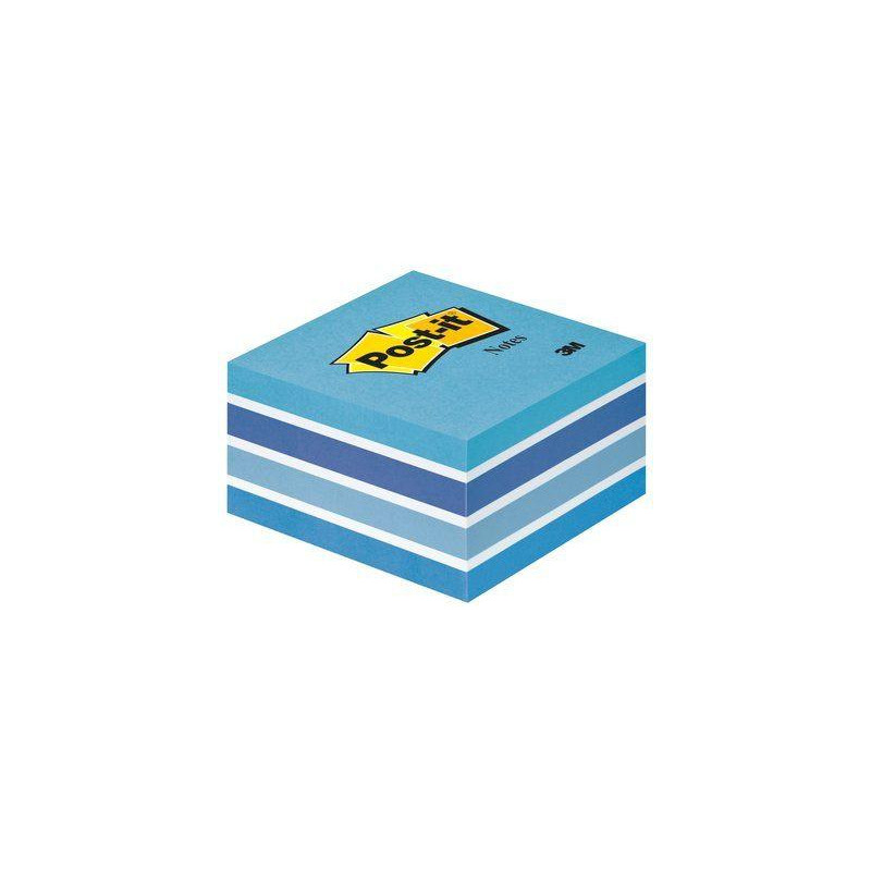 (7100172385) POST-IT CUBO DE NOTAS MULTICOLOR 5X90 HOJAS 76X76 TONOS AZUL PASTEL