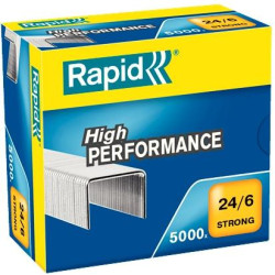 (24859900) RAPID GRAPAS STRONG 24/6 GALVANIZADA CAJA DE 5000
