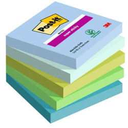(7100258898) POST-IT BLOCS NOTAS SUPER STICKY 90 HOJAS COLORES LUGARES OSASIS 76X76 5 BLOCS