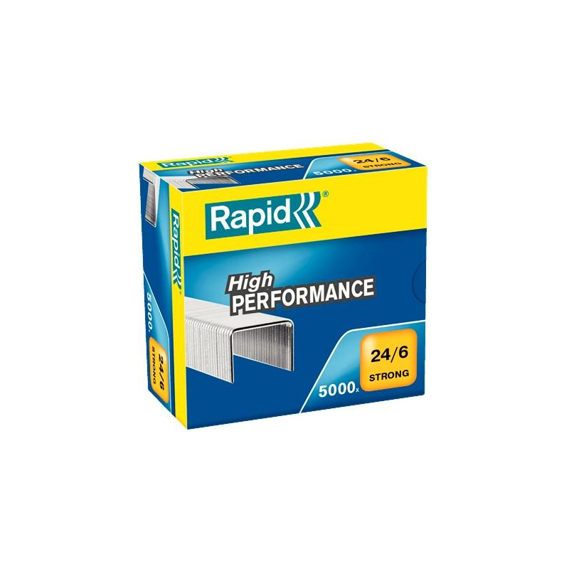 (24859900) RAPID GRAPAS STRONG 24/6 GALVANIZADA CAJA DE 5000