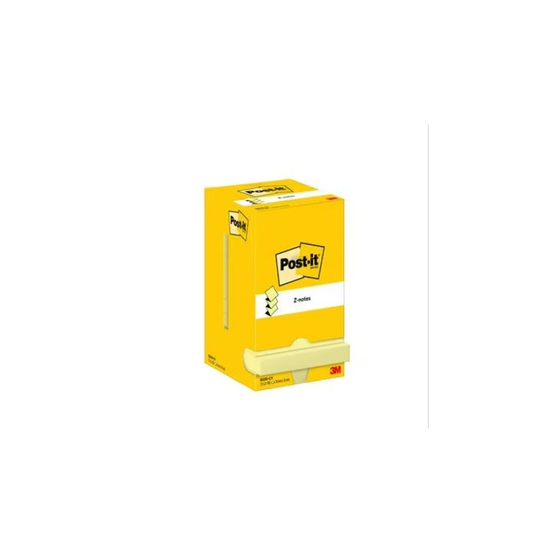 (7100290167) POST-IT BLOCS Z-NOTAS 100 HOJAS CANARY YELLOW 76X76  -PACK 12-