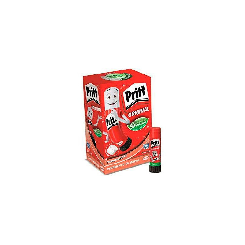 (1584622) PRITT PEGAMENTO EN BARRA 11GR TRANSPARENTE CAJA EXPOSITORA -15 UD-