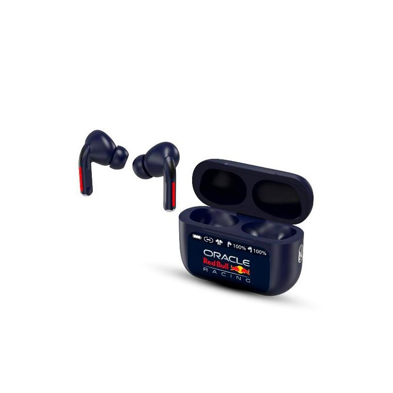 (RB-EB110) RED BULL RACING AURICULARES NITRO INALAMBRICOS BLUETOOTH CON ESTUCHE DE CARGA AZUL