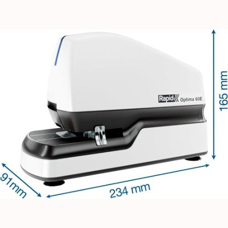 (2102355) RAPID GRAPADORA ELÉCTRICA OPTIMA 60 PLATA / NEGRO