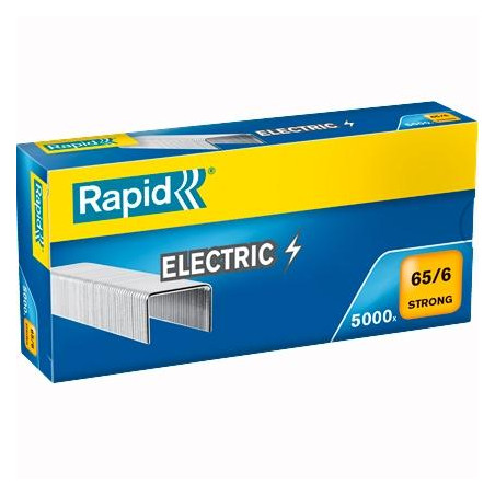 (24869000) RAPID GRAPAS STRONG ELECTRIC 65/6 GALVANIZADAS CAJA DE 5000