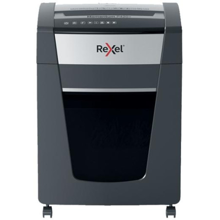 (2021420XEU) REXEL DESTRUCTORA MANUAL MOMENTUM EXTRA P420+ NEGRO/PLATA