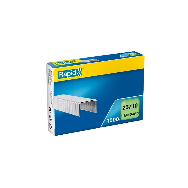 (24869300) RAPID GRAPAS ESTÁNDAR 23/10 GALVANIZADAS CAJA DE 1000