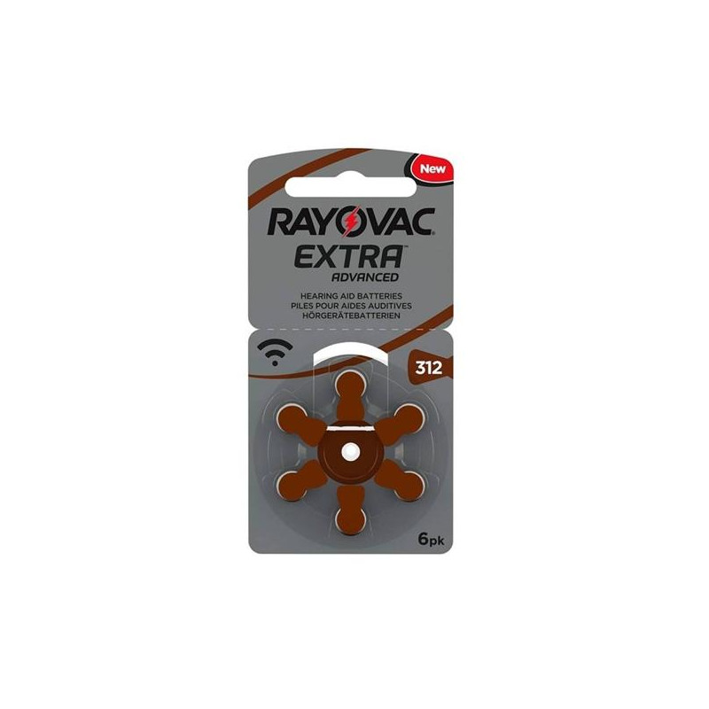 (RAYAE312) RAYOVAC PILA DE AUDIFONO ZINC 312AE 1