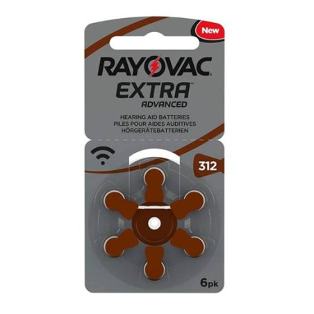 (RAYAE312) RAYOVAC PILA DE AUDIFONO ZINC 312AE 1