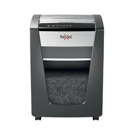 (2104577EU) REXEL DESTRUCTORA MOMENTUN M515 MICRO CORTE 2X15MM - HASTA 15 HOJAS A LA VEZ - NEGRO