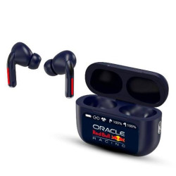 (RB-EB110) RED BULL RACING AURICULARES NITRO INALAMBRICOS BLUETOOTH CON ESTUCHE DE CARGA AZUL