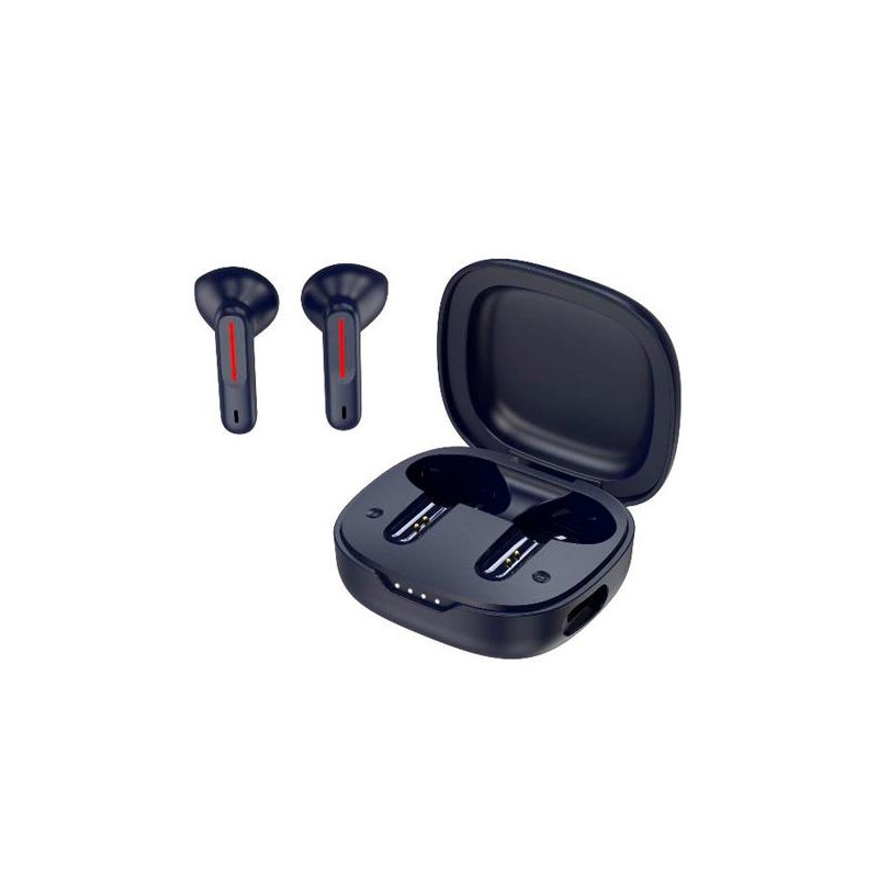 (RB-EB140) RED BULL RACING AURICULARES KERS INALAMBRICOS BLUETOOTH CON ESTUCHE DE CARGA AZUL