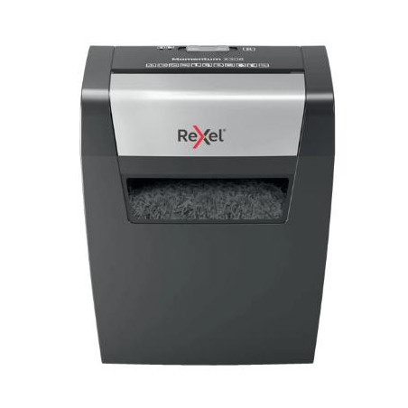 (2104569EU) REXEL DESTRUCTORA MANUAL MOMENTUN X406 CORTE CONFETI 4X30MM - HASTA 6 HOJAS A LA VEZ - NEGRO