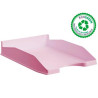 (742 RS PS) ARCHIVO 2000 BANDEJA ECOGREEN APILABLE 3 POSICIONES 345X255X60MM RECICLADO ROSA PASTEL