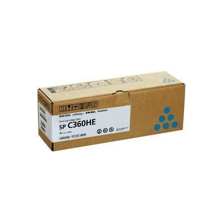 (408185) RICOH CARTUCHO DE TÓNER CIAN SPC360HE