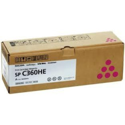 (408186) RICOH CARTUCHO DE TÓNER MAGENTA SPC360HE