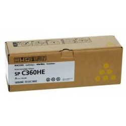 (408187) RICOH CARTUCHO DE TÓNER AMARILLO SPC360HE