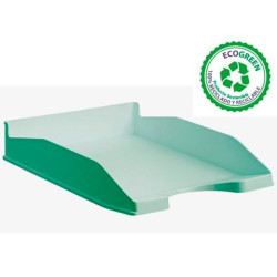 (742 VE PS) ARCHIVO 2000 BANDEJA ECOGREEN APILABLE 3 POSICIONES 345X255X60MM RECICLADO VERDE PASTEL