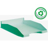 (742 VE PS) ARCHIVO 2000 BANDEJA ECOGREEN APILABLE 3 POSICIONES 345X255X60MM RECICLADO VERDE PASTEL