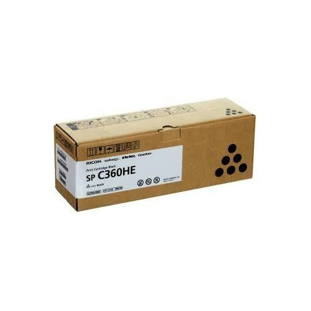 (408184) RICOH CARTUCHO DE TÓNER NEGRO SPC360HE