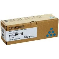 (408185) RICOH CARTUCHO DE TÓNER CIAN SPC360HE